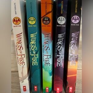 Wings of Fire chapter books: 1-5